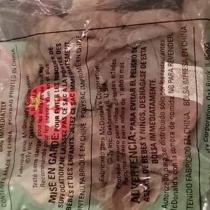 Claude the crab beanie baby still in packaging